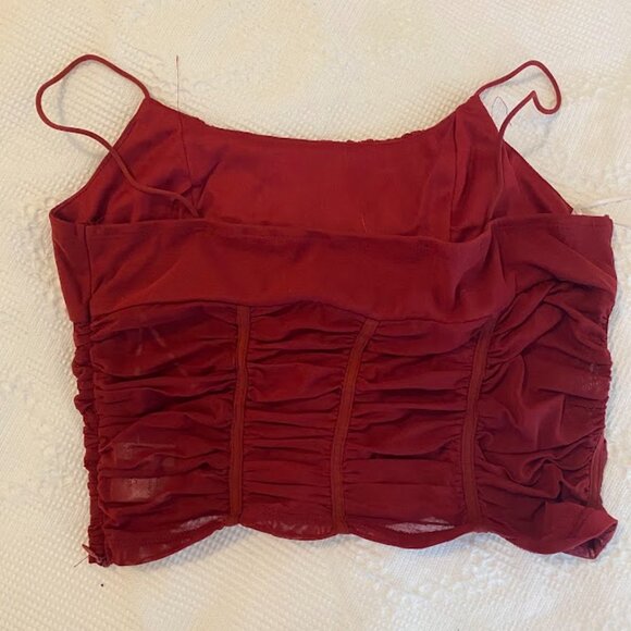 Princess Polly Concordia Red top - Picture 4 of 5